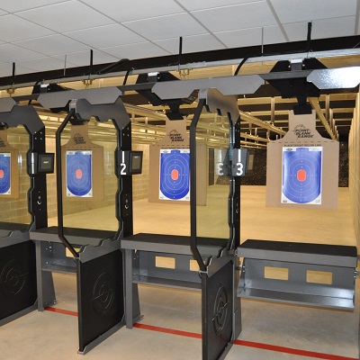 Inside of Shooting Range